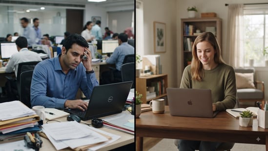 An employee said his US counterparts handled fewer projects, earned more and enjoyed greater flexibility than his India team. (Representational image/Gemini AI generated)