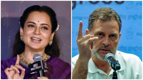 BJP MP Kangana Ranaut has slammed Rahul Gandhi. (ANI)