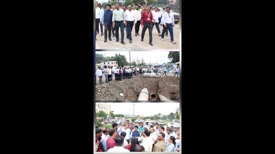 The civic administration had hoped to complete land acquisition by the end of May and open the widened road to traffic by June 2026 (HT)