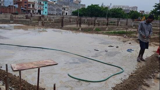 The development is intended also to support water conservation and groundwater recharge. (HT Photos)