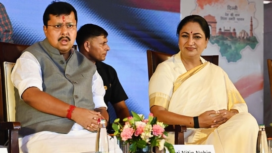 Delhi Chief Minister Rekha Gupta (Hindustan Times)