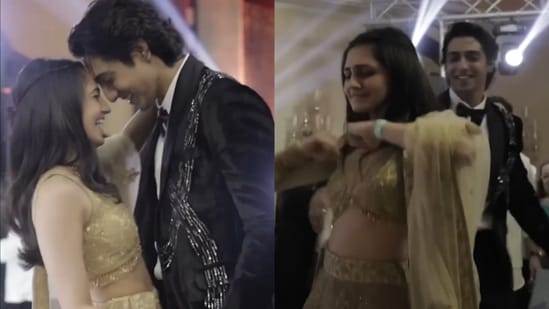 Vedika Pinto and Ahaan Pandey's dance video wins over the internet.