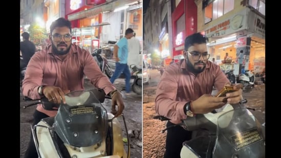 The video shows the woman confronting the man posing as Rapido driver. (Instagram/@iamsiddhi33)