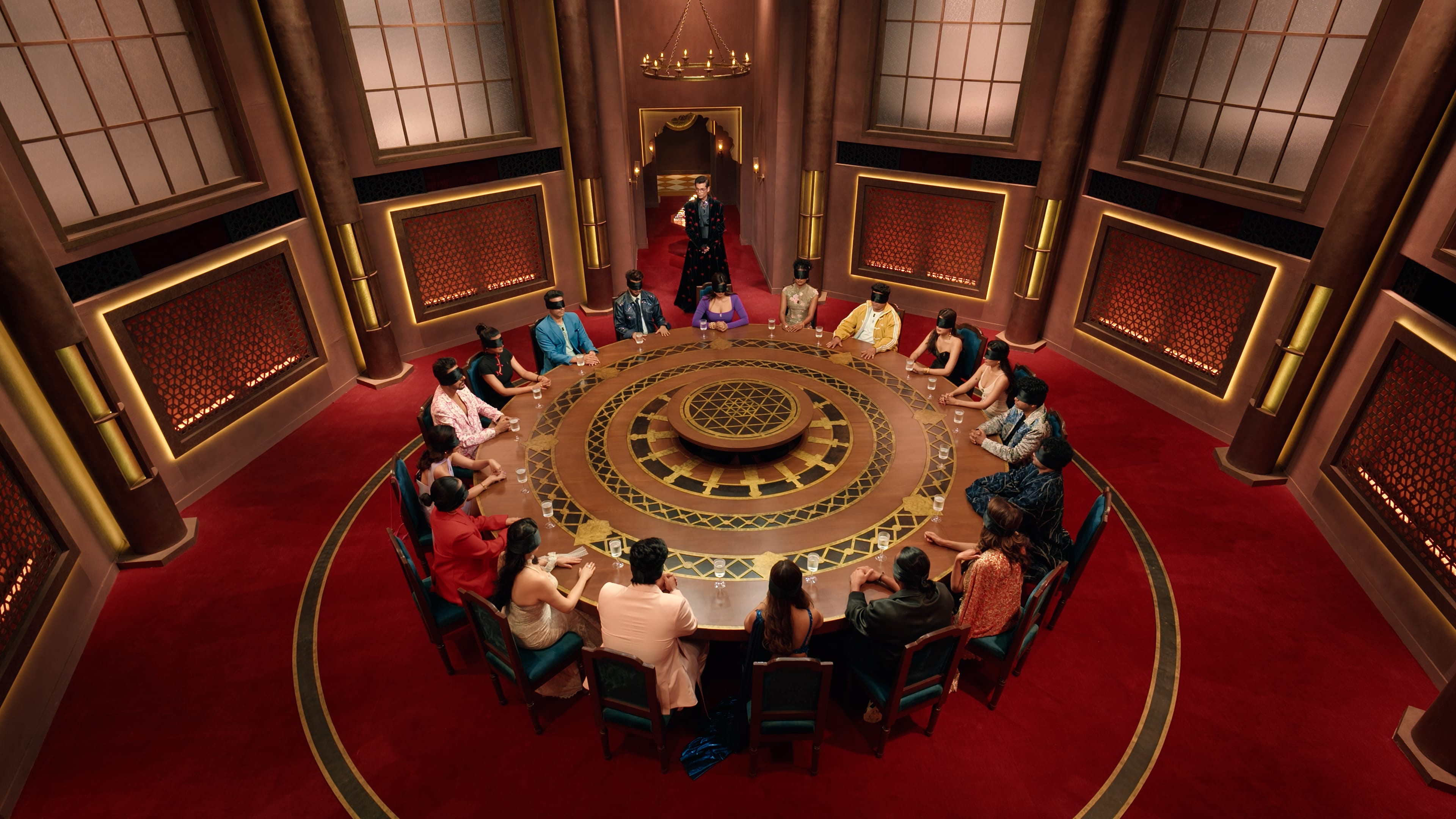 The circle of shaq as seen in the second episode of The Traitors season 2. The circle of shaq as seen in the second episode of The Traitors season 2.