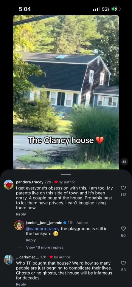 Lindsay Clancy's former house Lindsay Clancy's former house
