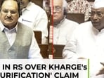 Uproar in Rajya Sabha after Kharge's 'BJP purified stage' 