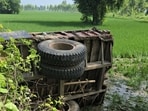 Investigating officer ASI Karambir Singh said that the family is engaged in the straw dealing and were here to take the stock to Shamli. (HT Photo)