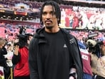 Jayden Daniels wore No. 5 throughout both of his seasons at LSU, including his Heisman Trophy-winning 2023 campaign.(AP)