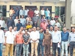 Members of the UCDAP–Pune Cars Dealers Association on Wednesday met Pune RTO officials and submitted a representation highlighting difficulties faced by used-car dealers in vehicle transfer and related processes. (Mahendra Kolhe/HT)