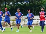 Punjab Kings began a five-day off-season camp at the New International Cricket Stadium Punjab Kings began a five-day off-season camp at the New International Cricket Stadium