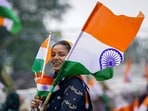 India marks its Independence Day, or Swatantrata Diwas, every year on August 15. (AFP)