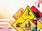 The project includes installation of single-side double W-beam metal crash barriers designed to reduce the impact of accidents on high-risk stretches. (HT File)