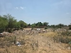 The site earmarked for the proposed plant. (HT)