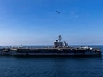 Aaron Parnas shared a sailaor’s wife’s warning as USS Abraham Lincoln faces questions over exhaustion, mental health and its long deployment. U.S. Navy/Handout via REUTERS (via REUTERS)