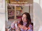 Young people are romanticising the most ordinary parts of their day, such as their decluttering routine. (INSTAGRAM/@THEDREAMYDORMER)