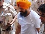 Jagtar Singh Hawara is currently lodged in Central Jail, Mandoli.(HT File Photo)