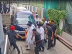 SAD president Sukhbir Singh Badal attacked by unidentified assailants near Nanded Sahib gurdwara