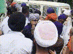 Sukhbir Singh Badal's attacker was a Nihang dressed in blue attire and in his mid-60s.