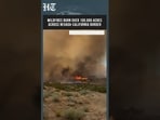 Wildfires Burn Over 100,000 Acres Across Nevada-California Border, Forcing Mass Evacuations