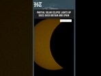 Partial Solar Eclipse Lights Up Skies Over Britain And Spain In Rare Celestial Spectacle