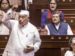 রাজ্যসভায় মল্লিকার্জুন খাড়গের নিশানায় বিজেপি