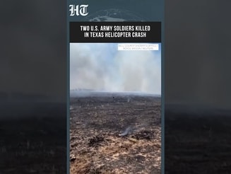 Two US Army Soldiers Killed In Texas Helicopter Crash During Training Mission