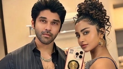 Dhruv Vikram and Anupama Parameswaran fanned the flames about them dating at an award show last year. Dhruv Vikram and Anupama Parameswaran fanned the flames about them dating at an award show last year.