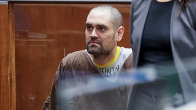 Nick Reiner appears during his arraignment in Los Angeles County Superior Court in Los Angeles, California, on February 23, 2026. (Photo by Chris Torres / POOL / AFP) (AFP) Nick Reiner appears during his arraignment in Los Angeles County Superior Court in Los Angeles, California, on February 23, 2026. (Photo by Chris Torres / POOL / AFP) (AFP)