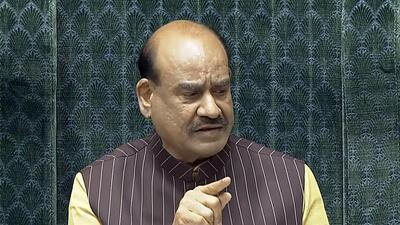 Lok Sabha Speaker Om Birla. (ANI) Lok Sabha Speaker Om Birla. (ANI)