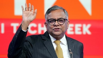 Tata Sons Chairman N Chandrasekaran announced that he would leave the post when his current term ends. (PTI) Tata Sons Chairman N Chandrasekaran announced that he would leave the post when his current term ends. (PTI)