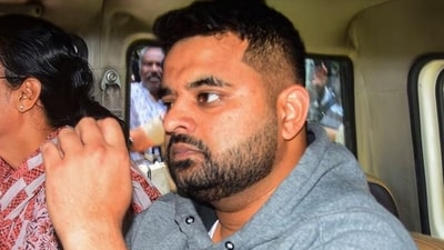 Prajwal Revanna moved out of VIP cell after CCB finds mobile phone, pen drive containing obscene videos in his Parappana Agrahara barrack. (HT_PRINT) Prajwal Revanna moved out of VIP cell after CCB finds mobile phone, pen drive containing obscene videos in his Parappana Agrahara barrack. (HT_PRINT)