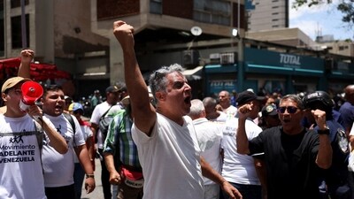 An initial round of negotiations between Venezuela’s regime and figures from the opposition ended on August 12th (REUTERS)