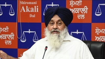 Sukhbir Singh Badal was attacked on Thursday. (HT_PRINT)