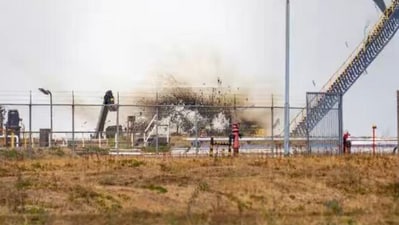 The cause of the explosion remains unclear and is under investigation, police said. (Screengrab/@RT_Breaking) The cause of the explosion remains unclear and is under investigation, police said. (Screengrab/@RT_Breaking)