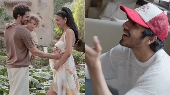 Alanna Panday shares brother Ahaan Panday's reaction to her second pregnancy reveal.