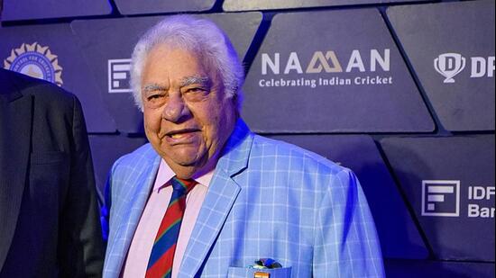 File image of former India cricketer Farokh Engineer during the BCCI Annual Awards, in Hyderabad in 2024. (PTI)