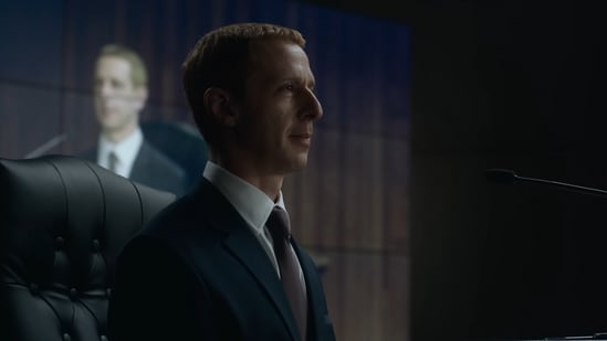 Jeremy Strong in a still from The Social Reckoning.