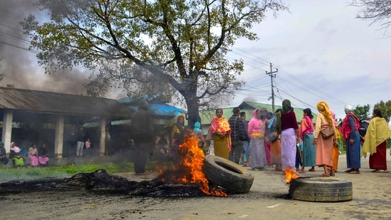 The incident took place on Tuesday around 9.30 pm at Tokpa Liangmai Naga village, near Tumnoupokpi Thangal village (PTI)