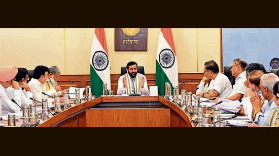 The cabinet also gave approval to Haryana Private Universities (Amendment) Bill, 2026 for setting up “Masters Union University in Gurugram”. (HT Photo)