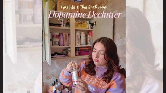 Young people are romanticising the most ordinary parts of their day, such as their decluttering routine. (INSTAGRAM/@THEDREAMYDORMER)