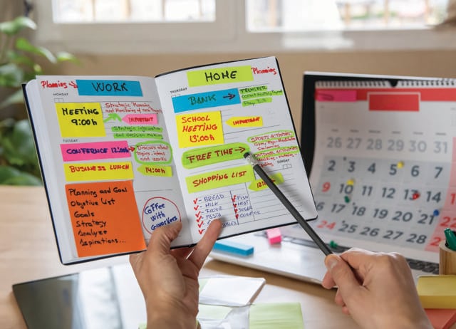 Calendar mapping will help you identify your distractions and your procrastination. (SHUTTERSTOCK) Calendar mapping will help you identify your distractions and your procrastination. (SHUTTERSTOCK)