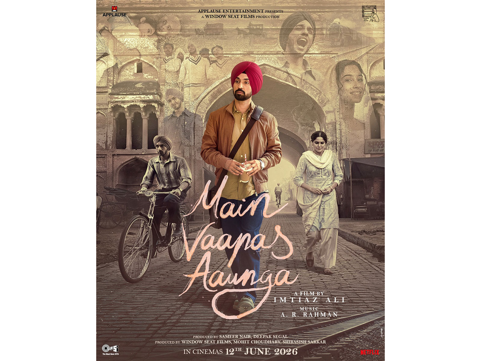 Main Vaapas Aaunga stars Vedang Raina, Diljit Dosanjh and Sharvari Main Vaapas Aaunga stars Vedang Raina, Diljit Dosanjh and Sharvari