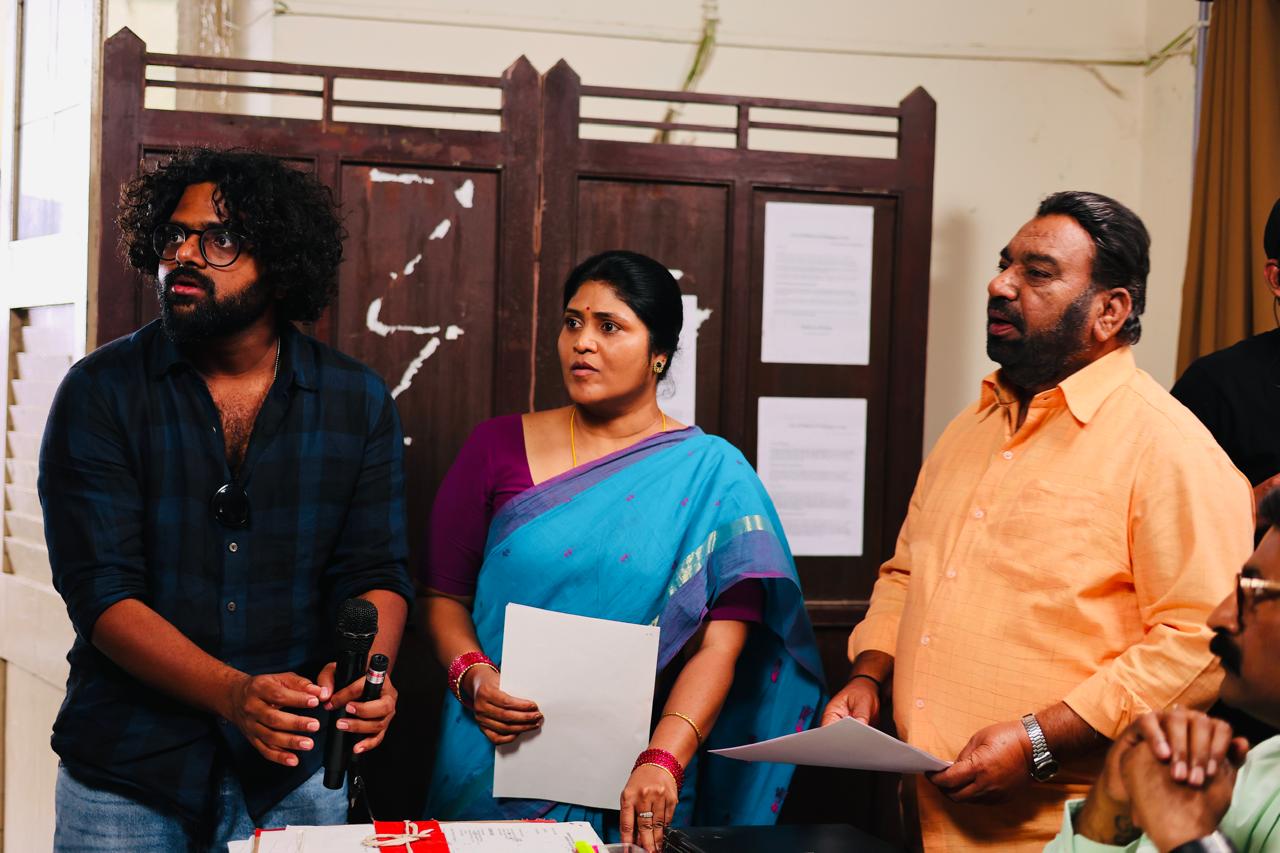 Uday Chauhan on the set of his debut film Pallaburusu. Uday Chauhan on the set of his debut film Pallaburusu.