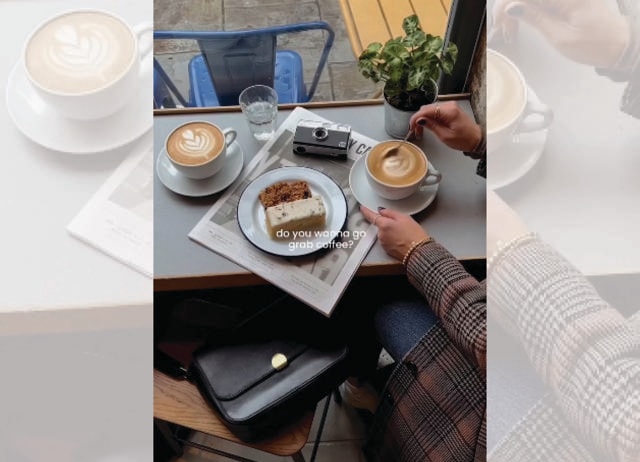 Watching someone get coffee creates a sense of shared human experience. (INSTAGRAM@SDAMIANI) Watching someone get coffee creates a sense of shared human experience. (INSTAGRAM@SDAMIANI)