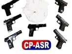 A total of seven illegal pistols and 2.030 kg heroin were recovered from the accused’s possession. (HT FILE)