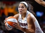 Brionna Jones was unable to complete Thursday night’s game against the Connecticut Sun.
