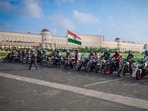 Lazy Throttle Motorcycle Club during a previous rally in Lucknow Lazy Throttle Motorcycle Club during a previous rally in Lucknow
