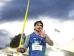 India’s Neeraj Chopra during the men's javelin throw final at the Commonwealth Games 2026, in Glasgow, Scotland