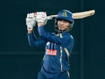 Priyansha Arya opening the innings for Outer Delhi Warriors at the Delhi Premier League at Arun Jaitley Stadium, New Delhi. (DPL) Priyansha Arya opening the innings for Outer Delhi Warriors at the Delhi Premier League at Arun Jaitley Stadium, New Delhi. (DPL)