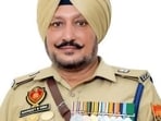 Sangrur superintendent of police Navreet Singh Virk (HT)